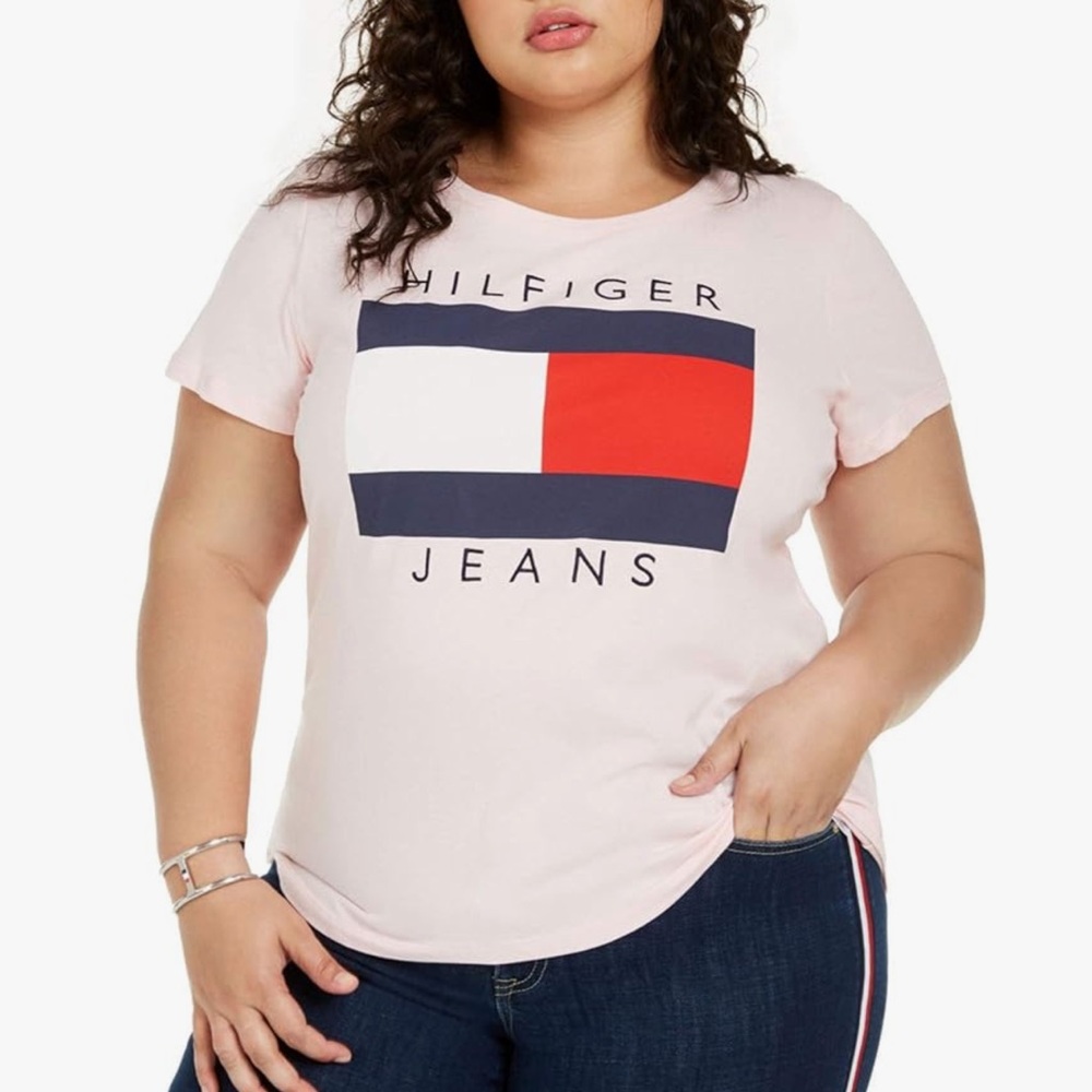 Tommy Hilfiger Light Pink Logo Tee